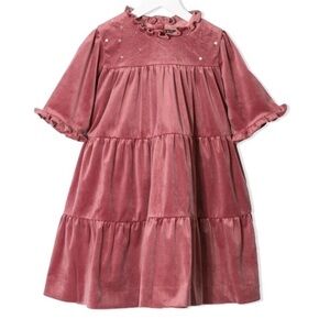 Velveteen Millie Tiered Dress 9/10